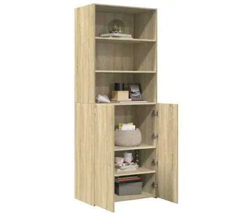 Augstais Skapītis Koka Krāsa 70X42,5X185Cm Inženierijas Koks Vidaxl Augstais Skapītis Koka Krāsa 70X42,5X185Cm Inženierijas Koks Vidaxl