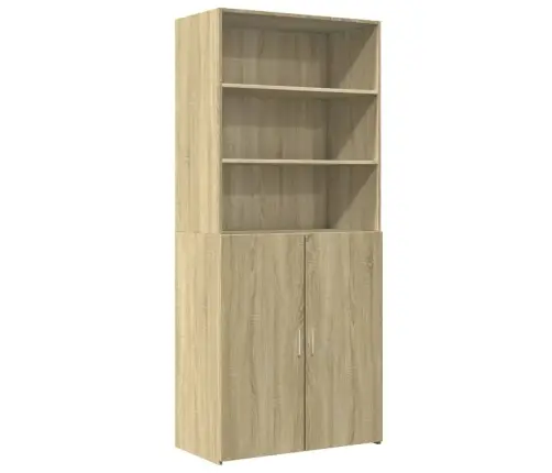 Augstais Skapītis Koka Krāsa 80X42,5X185 Inženierijas Koks Vidaxl