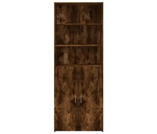 Kõrge Kapp, Suitsutatud Tamm, 80X42,5X185 Cm Tehispuit