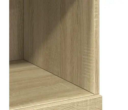 Augstais Skapītis, Ozolkoka, 80X42,5X124 Cm, Inženierijas Koks Vidaxl