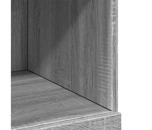 Augstais Skapītis, Pelēks, 80X42,5X124 Cm, Inženierijas Koks Vidaxl