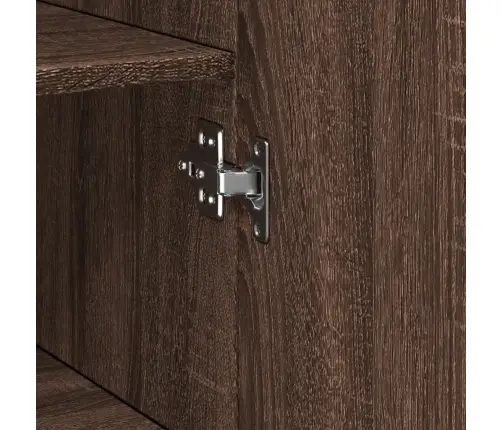 Augstais Skapītis, Koka Krāsa, 30X42,5X185Cm, Inženierijas Koks Vidaxl