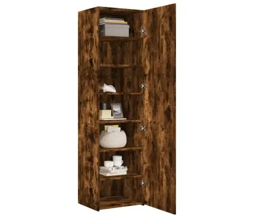 Augstais Skapītis, Ozolkoka, 50X42,5X185 Cm, Inženierijas Koks Vidaxl