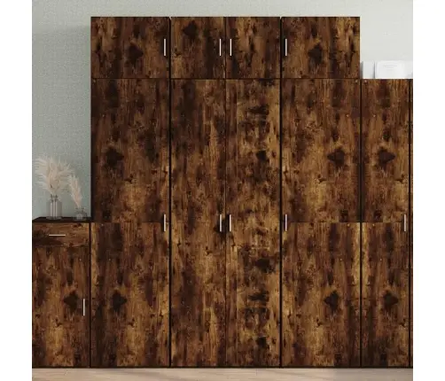 Augstais Skapītis, Koka Krāsa, 70X42,5X185Cm, Inženierijas Koks Vidaxl