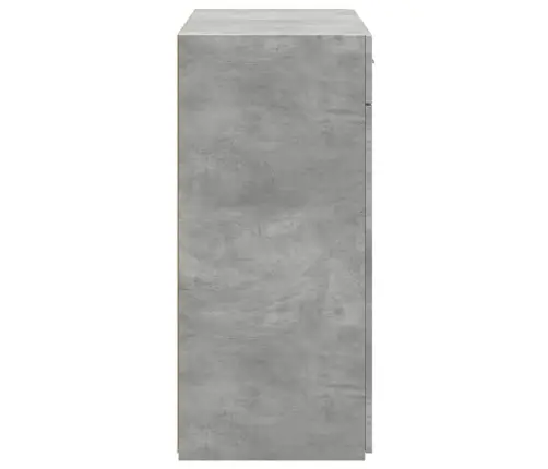 Puhvetkapp, Betoonhall, 80X42,5X93 cm Tehispuit