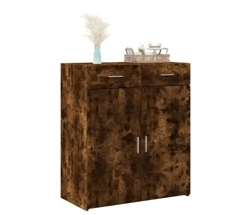 Puhvetkapp, Suitsutatud Tamm, 80X42,5X93 cm Tehispuit