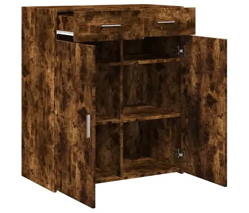 Puhvetkapp, Suitsutatud Tamm, 80X42,5X93 cm Tehispuit