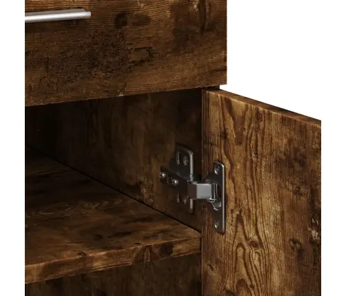 Puhvetkapp, Suitsutatud Tamm, 80X42,5X93 cm Tehispuit