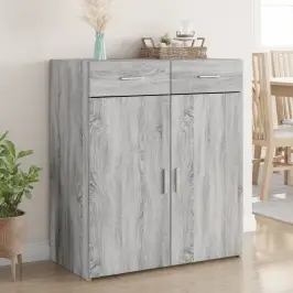 Puhvetkapp, Hall Sonoma Tamm, 80X42,5X93 cm Tehispuit