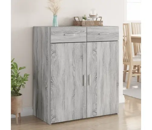 Puhvetkapp, Hall Sonoma Tamm, 80X42,5X93 cm Tehispuit Puhvetkapp, Hall Sonoma Tamm, 80X42,5X93 cm Tehispuit