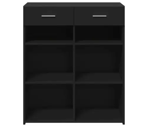 Kumode Melns 80X42,5X93 Cm Inženierijas Koks Vidaxl