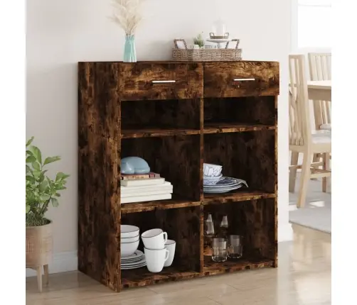 Kumode Ozolkoka Krāsa 80X42,5X93 Cm Inženierijas Koks Vidaxl