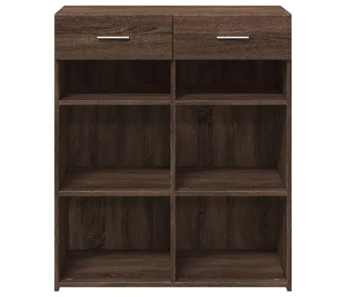 Šoninė Spintelė, Ruda Ąžuolo, 80X42,5X93cm Apdirbta Mediena Šoninė Spintelė, Ruda Ąžuolo, 80X42,5X93cm Apdirbta Mediena