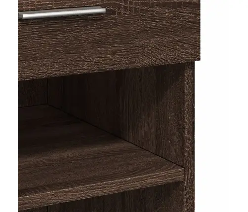 Šoninė Spintelė, Ruda Ąžuolo, 80X42,5X93cm Apdirbta Mediena Šoninė Spintelė, Ruda Ąžuolo, 80X42,5X93cm Apdirbta Mediena