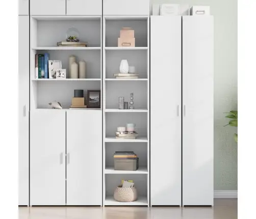 Kõrge Kapp, Valge, 45X41X185 Cm Tehispuit