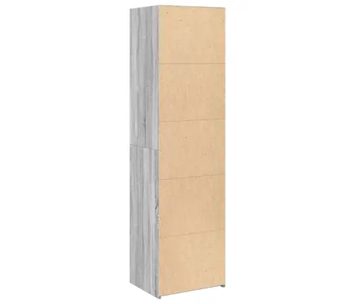 Augstais Skapītis Ozolkoka Krāsa 50X41X185 Cm Inženierijas Koks Vidaxl