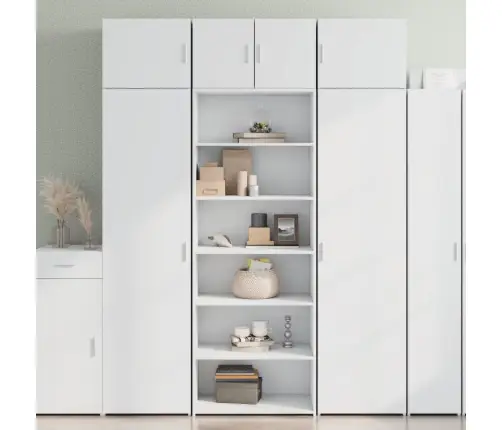 Augstais Skapis, Balts, 70X41X185 Cm, Inženierijas Koks Vidaxl