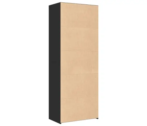 Augstais Skapis, Melns, 70X41X185 Cm, Inženierijas Koks Vidaxl