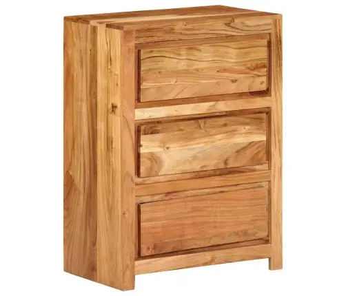 Atvilktņu Skapītis, 55X33X75 Cm, Akācijas Masīvkoks Vidaxl