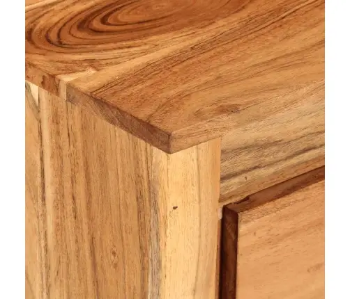 Atvilktņu Skapītis, 55X33X75 Cm, Akācijas Masīvkoks Vidaxl