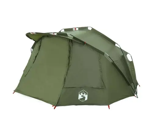 Makšķernieku Telts 5 Personām, Olīvu Zaļa, Ūdensnecaurlaidīga Vidaxl