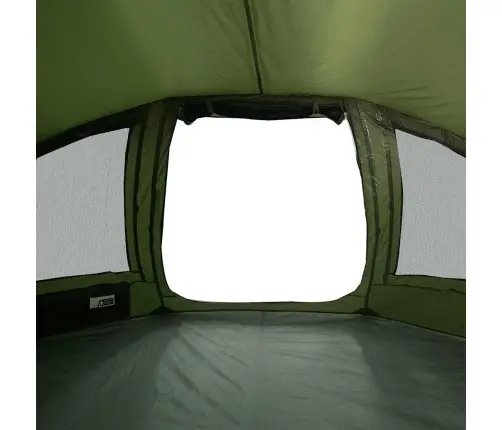 Makšķernieku Telts 5 Personām, Olīvu Zaļa, Ūdensnecaurlaidīga Vidaxl