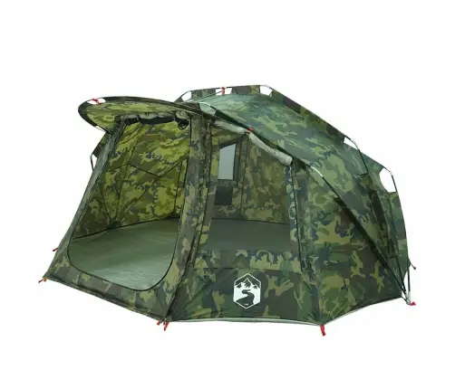 Kempinga Telts 5 Personām, Kamuflāža, Ūdensnecaurlaidīga Vidaxl