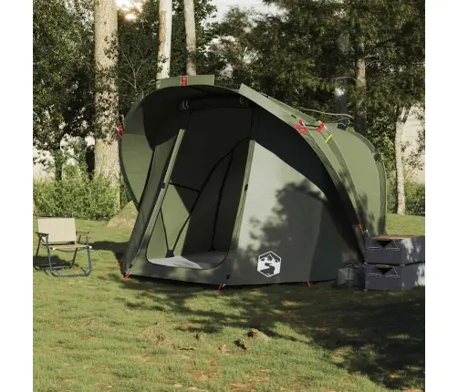 Makšķernieku Telts 4 Personām, Zaļa, Ūdensnecaurlaidīga Vidaxl