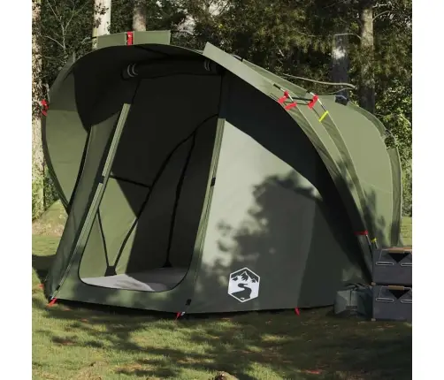 Makšķernieku Telts 4 Personām, Zaļa, Ūdensnecaurlaidīga Vidaxl