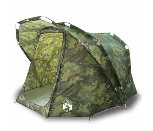 Makšķernieku Telts 5 Personām, Kamuflāža, Ūdensnecaurlaidīga Vidaxl