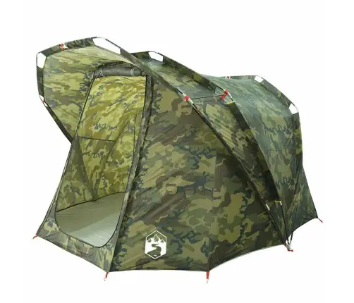 Makšķernieku Telts 5 Personām, Kamuflāža, Ūdensnecaurlaidīga Vidaxl