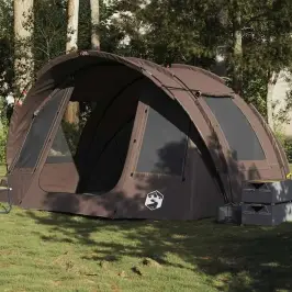 Makšķernieku Telts 2 Personām, Brūna, Ūdensnecaurlaidīga Vidaxl