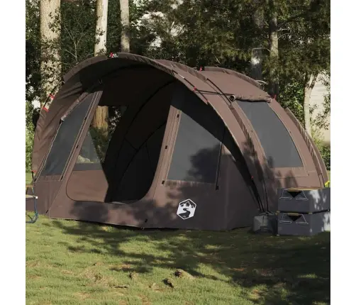 Makšķernieku Telts 2 Personām, Brūna, Ūdensnecaurlaidīga Vidaxl