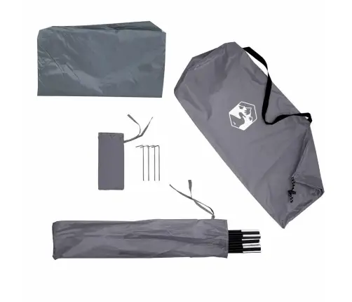 Dušas Telts, Pelēka, Ūdensnecaurlaidīga Vidaxl