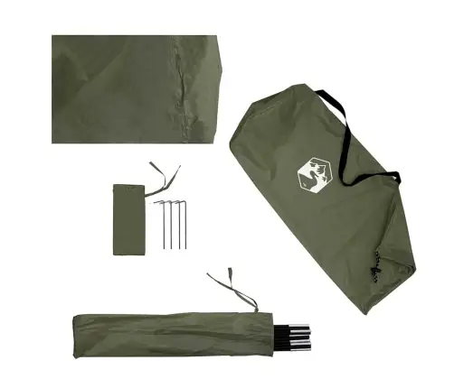 Dušas Telts, Olīvu Zaļa, Ūdensnecaurlaidīga Vidaxl