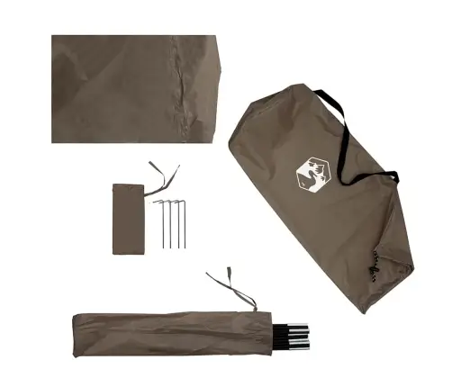 Dušas Telts, Brūna, Ūdensnecaurlaidīga Vidaxl