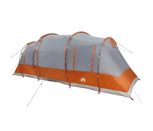 Ģimenes Telts, Tuneļa, 6 Personām, Pelēka, Ūdensnecaurlaidīga Vidaxl