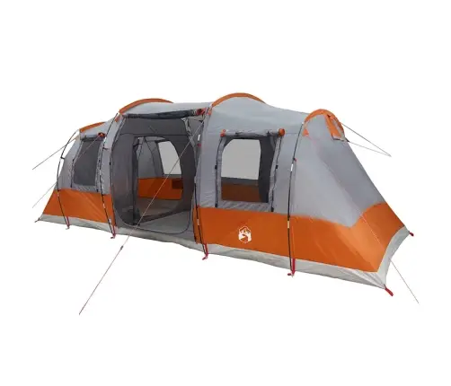 Ģimenes Telts, Tuneļa, 6 Personām, Pelēka, Ūdensnecaurlaidīga Vidaxl