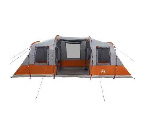Ģimenes Telts, Tuneļa, 6 Personām, Pelēka, Ūdensnecaurlaidīga Vidaxl