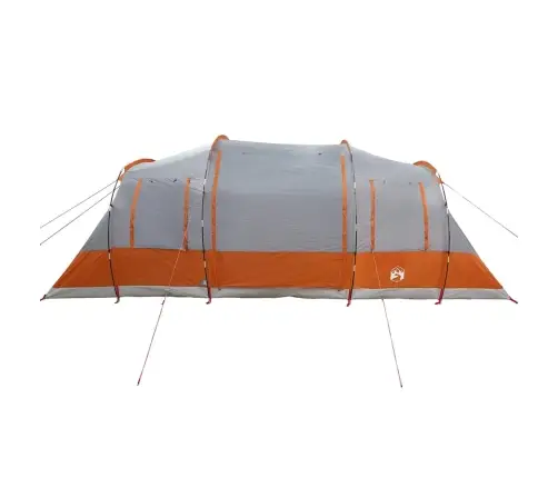 Ģimenes Telts, Tuneļa, 6 Personām, Pelēka, Ūdensnecaurlaidīga Vidaxl