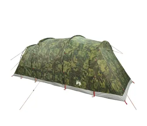 Šeimos Palapinė, Kamufliažinė, 6 Vietų, Tunelinė