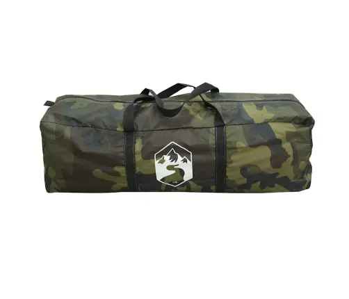 Šeimos Palapinė, Kamufliažinė, 6 Vietų, Tunelinė