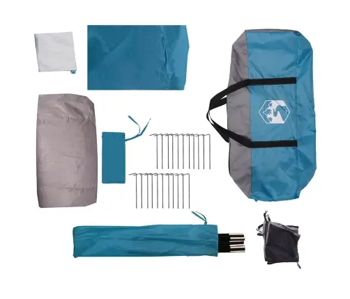 Stovyklavimo Palapinė, Mėlyna, Penkiavietė, Tunelinė