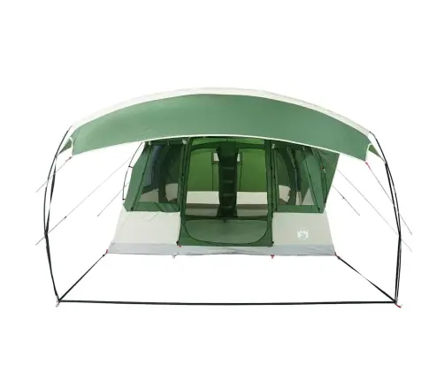 Kempinga Telts, Tuneļa, 5 Personām, Zaļa, Ūdensnecaurlaidīga Vidaxl