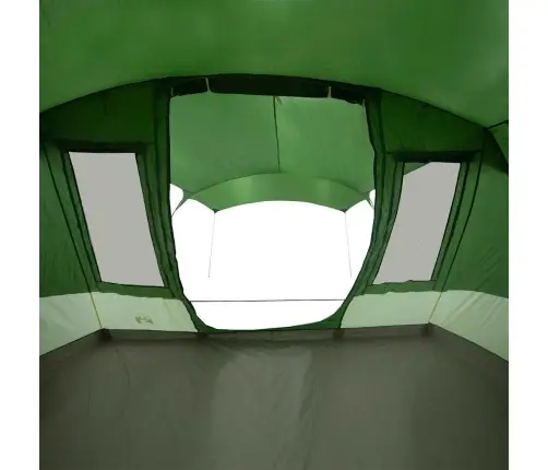 Kempinga Telts, Tuneļa, 5 Personām, Zaļa, Ūdensnecaurlaidīga Vidaxl