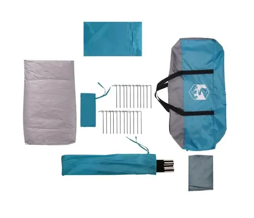 Matkatelk 5 Inimesele, Tunnel, Sinine, Veekindel