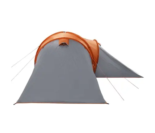 Ģimenes Telts, 6 Personām, Pelēka, Oranža, Ūdensizturīga Vidaxl
