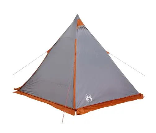 Ģimenes Telts, Tipi, 6 Personām, Pelēka, Ūdensnecaurlaidīga Vidaxl