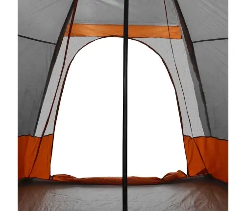 Ģimenes Telts, Tipi, 6 Personām, Pelēka, Ūdensnecaurlaidīga Vidaxl