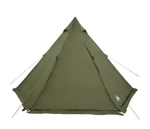 Ģimenes Telts, Tipi, 6 Personām, Olīvu Zaļa, Ūdensnecaurlaidīga Vidaxl